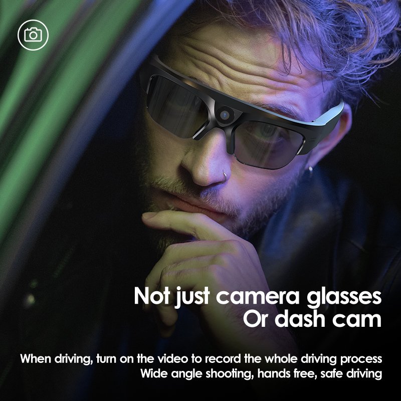 XV17 intelligentes DV Smart glasses with camera smart glasses bt sun glasses For games, driving, outdoor travel, and sports
