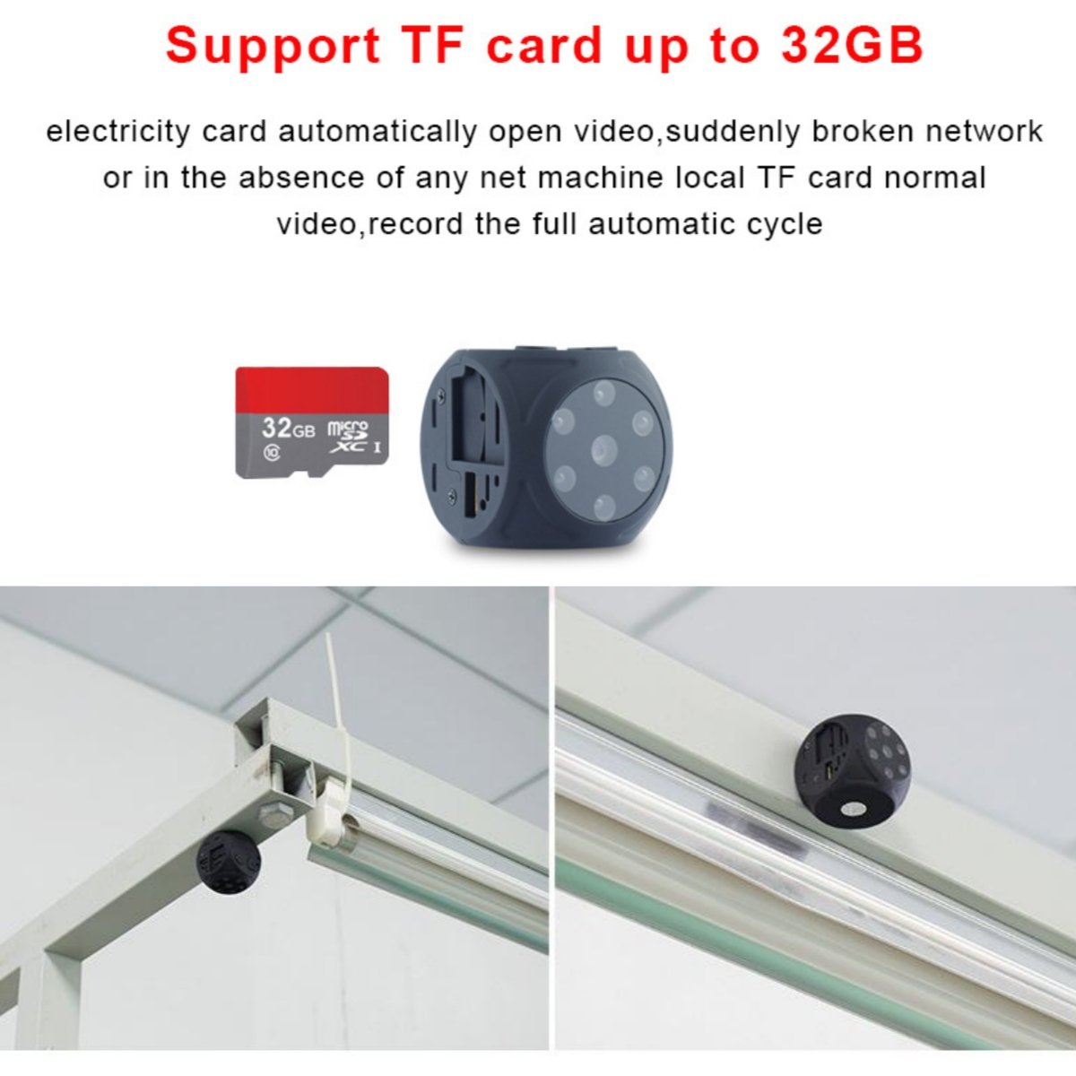 Remote Control Infrared Monitoring 1080P HD Night Vision Wireless WiFi Mini Camera