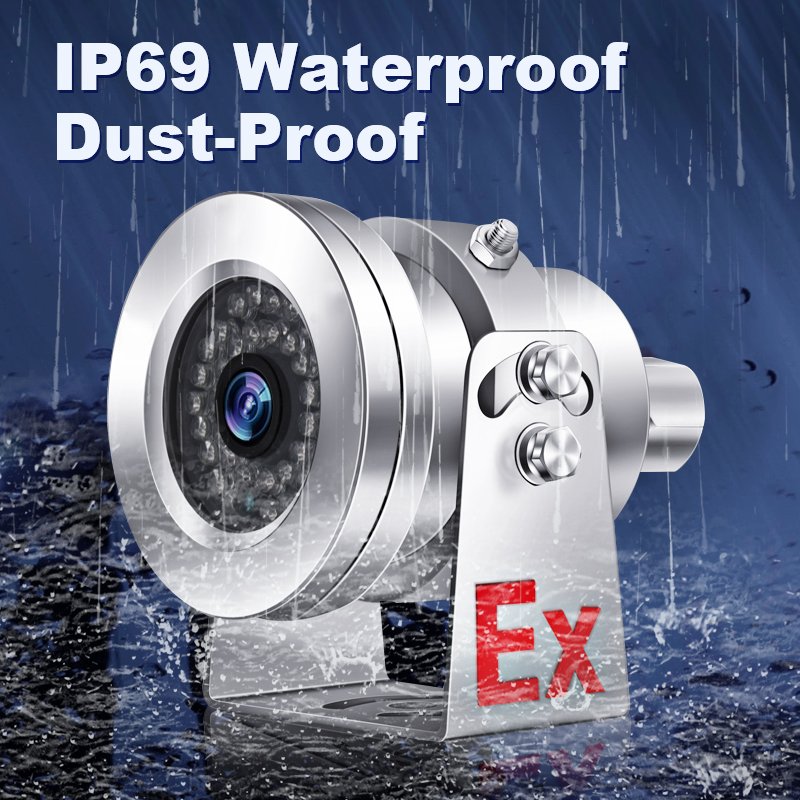 Waterproof IP67 Explosion Proof Camera Night Vision Infrared Camera for Bus Heavy Truck Vehicles