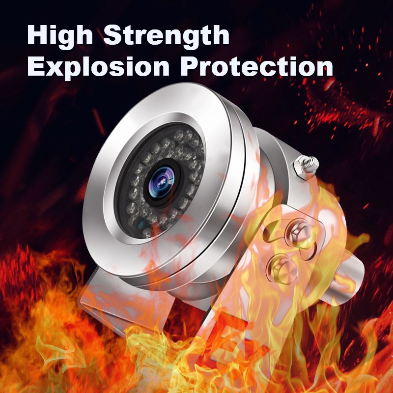 Waterproof IP67 Explosion Proof Camera Night Vision Infrared Camera for Bus Heavy Truck Vehicles