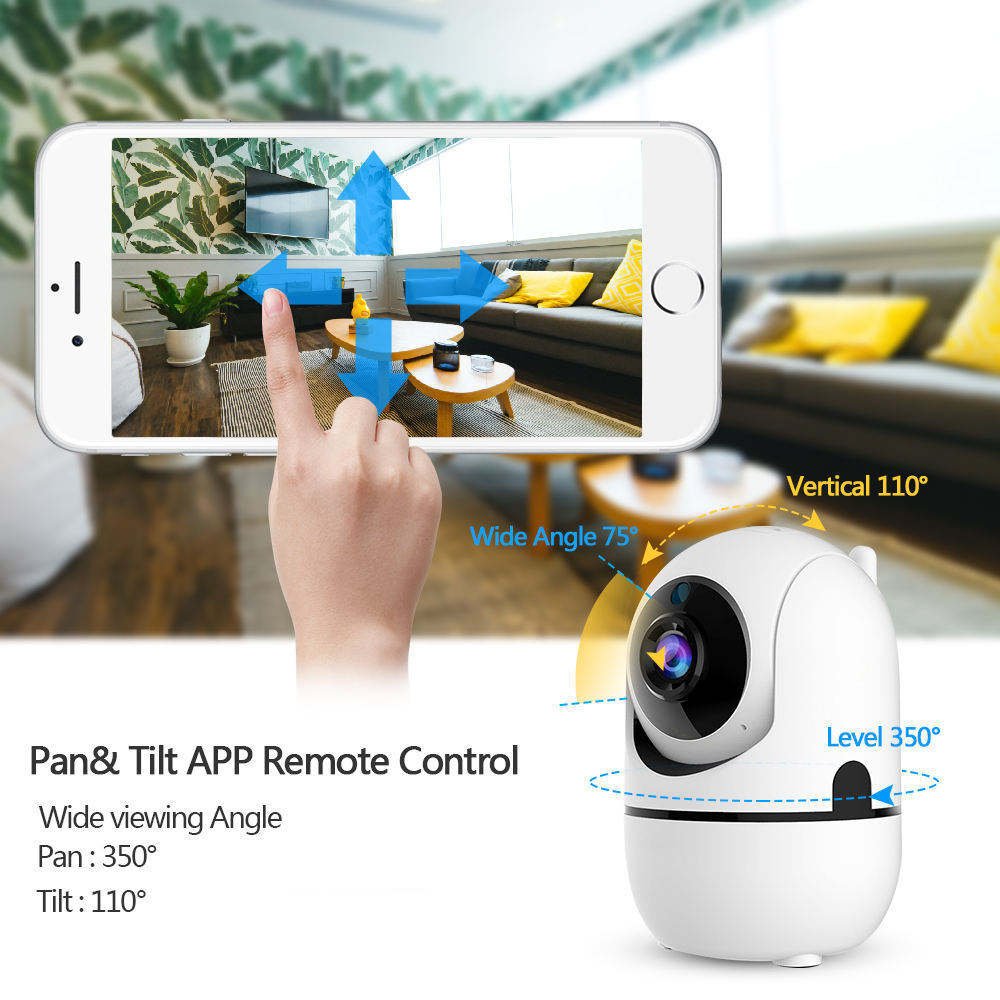 2024 New Home Security Wireless IP Video Cameras App Control HD Night Vision Yellow Man Kids Monitor Mini Smart CCTV Wifi Camera