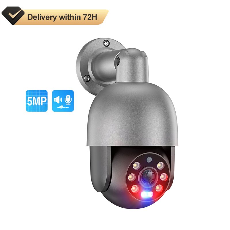 5mp Full Color Night Vision Ip Poe Network Camera Ip67 Waterproof Outdoor Ai Human Detection Security Camera