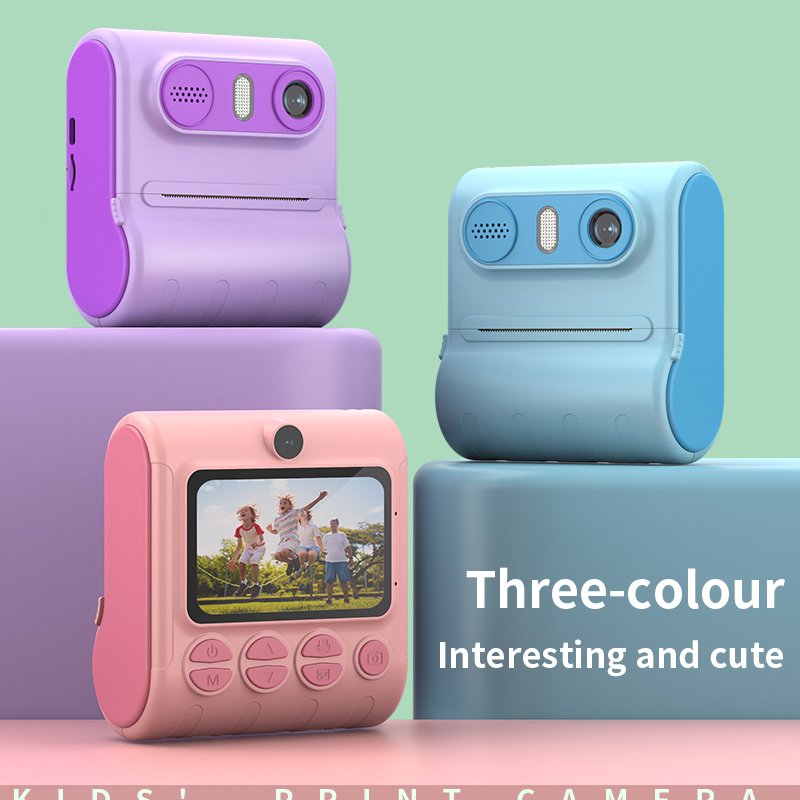 Yuniq Camera Long Lifespan 2000Mah 2.4 Inch Large Screen Instant Kids Girls Instantane Mini Camera Kids Camera Lk-001