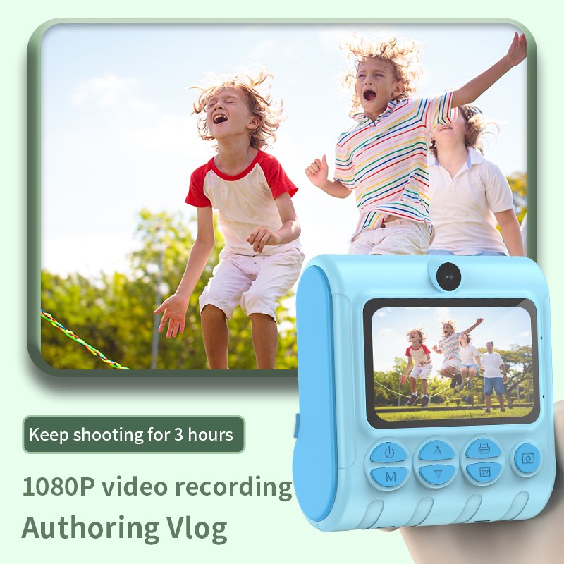 Yuniq Camera Long Lifespan 2000Mah 2.4 Inch Large Screen Instant Kids Girls Instantane Mini Camera Kids Camera Lk-001
