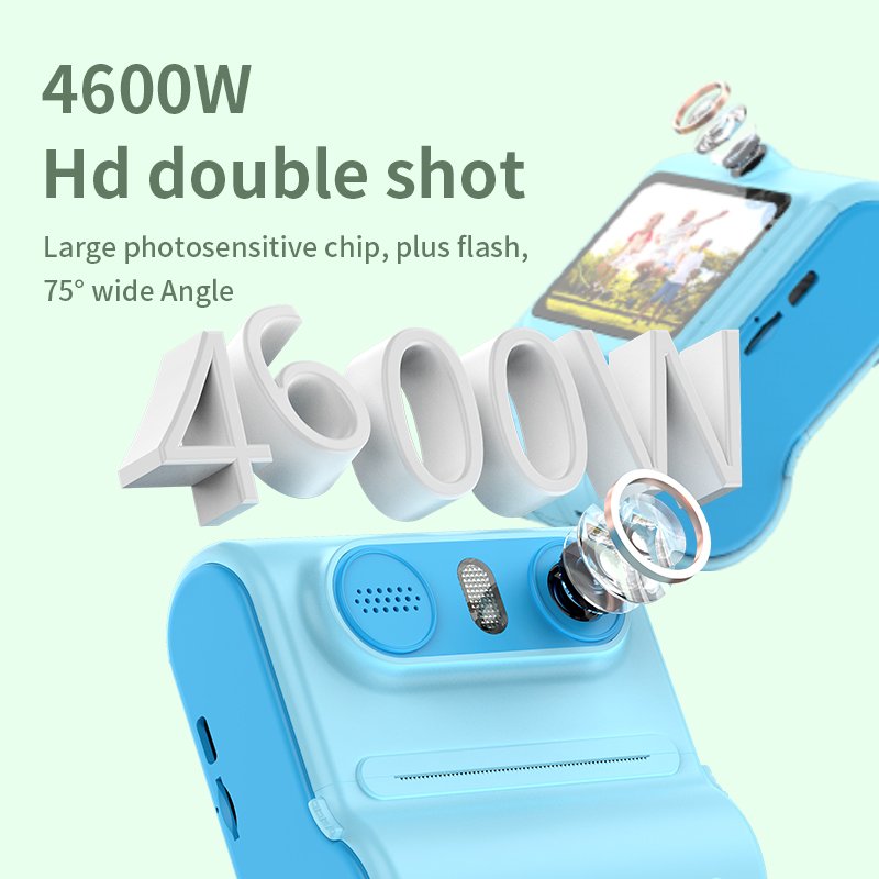 Yuniq Camera Long Lifespan 2000Mah 2.4 Inch Large Screen Instant Kids Girls Instantane Mini Camera Kids Camera Lk-001