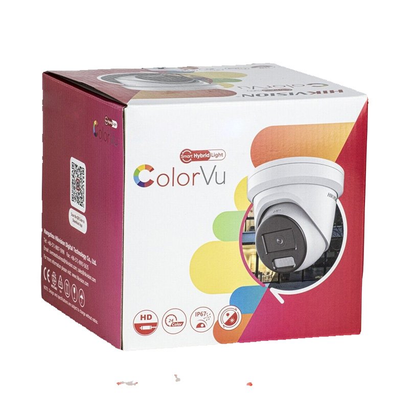 HIK Original English Version DS-2CD2387G2H-LISU/SL 8MP Smart Hybrid Light with ColorVu Fixed Turret Network Camera