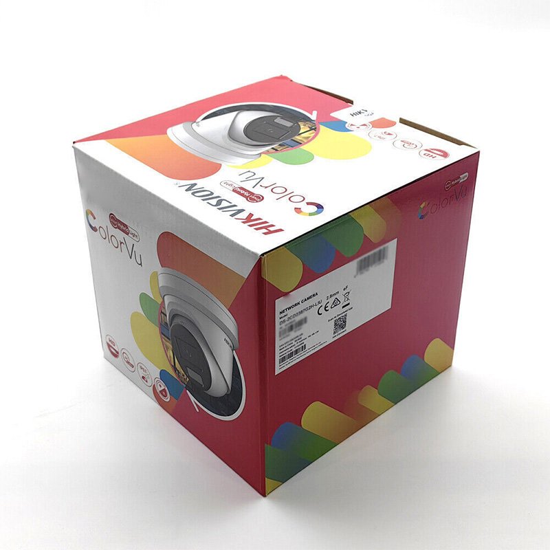 HIK Original English Version DS-2CD2387G2H-LISU/SL 8MP Smart Hybrid Light with ColorVu Fixed Turret Network Camera
