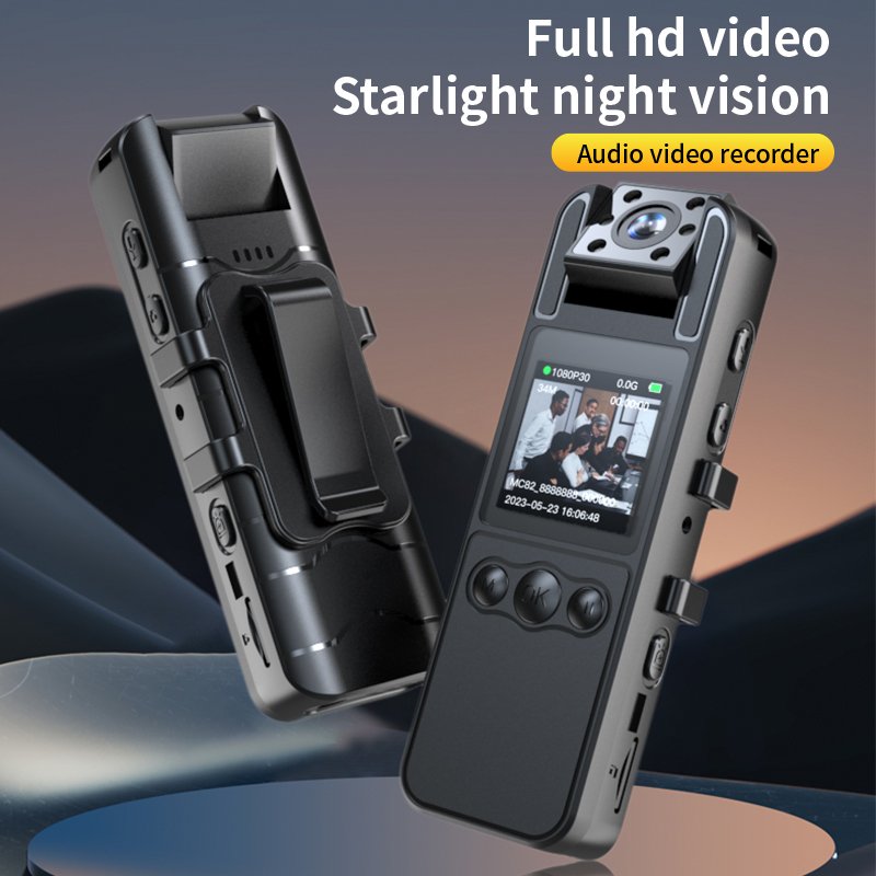 Pocket Body Worn Recorder 1.3'' Screen body camera Mini Portable recorder Multiful using audio video recording
