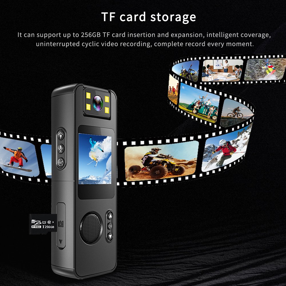 QZT Wireless Recorder Body Camera Audio 1080p Mini Camera wifi Ir Night