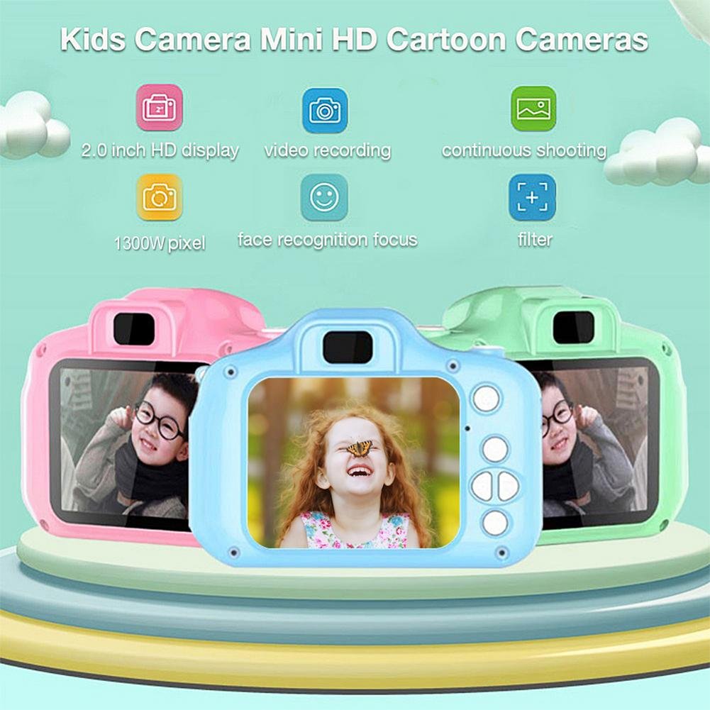 X604 Kids Camera Mini Hd Screen 1080p Projection Video Camera Toys Children Baby Gifts Birthday Digital Children Camera