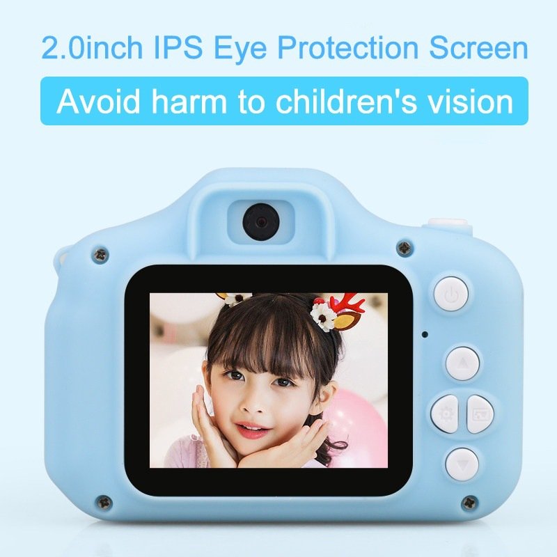 X604 Kids Camera Mini Hd Screen 1080p Projection Video Camera Toys Children Baby Gifts Birthday Digital Children Camera