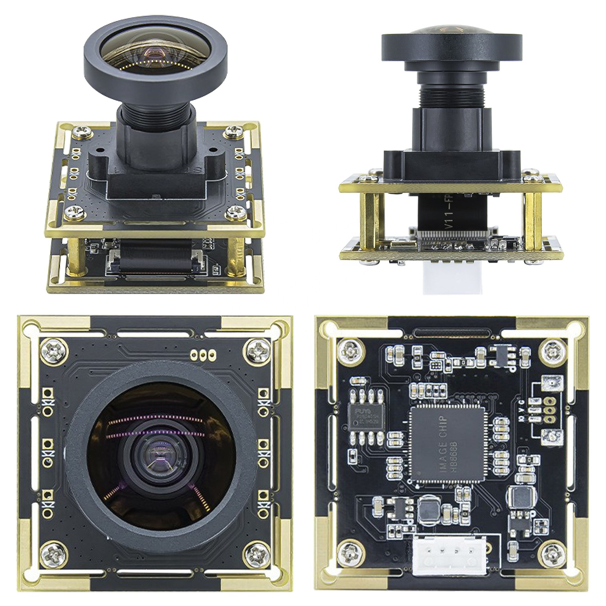 Ultra Low Light 1/1.8 inch 8MP IMX678 Square Image CMOS Sensor Mini USB Camera Module 4K High Sensitivity Security Camera Module