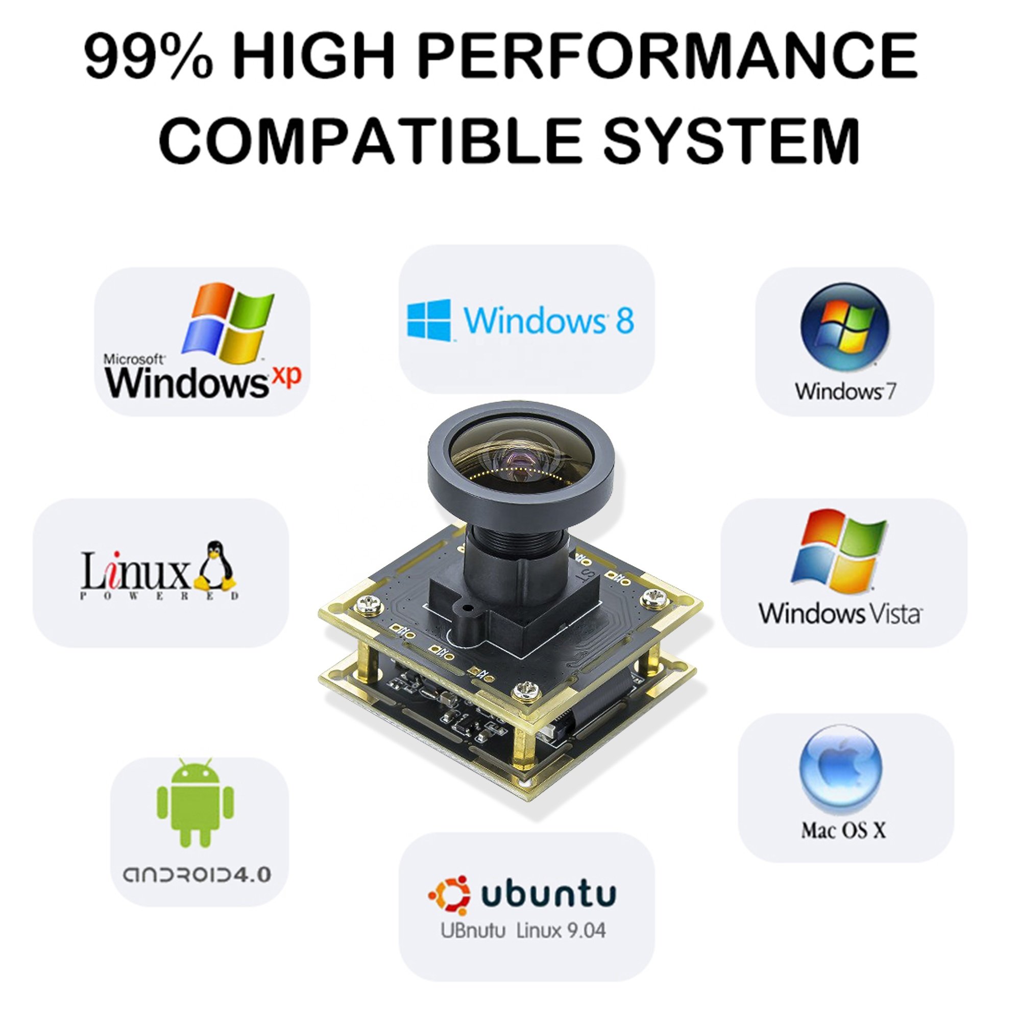 Ultra Low Light 1/1.8 inch 8MP IMX678 Square Image CMOS Sensor Mini USB Camera Module 4K High Sensitivity Security Camera Module