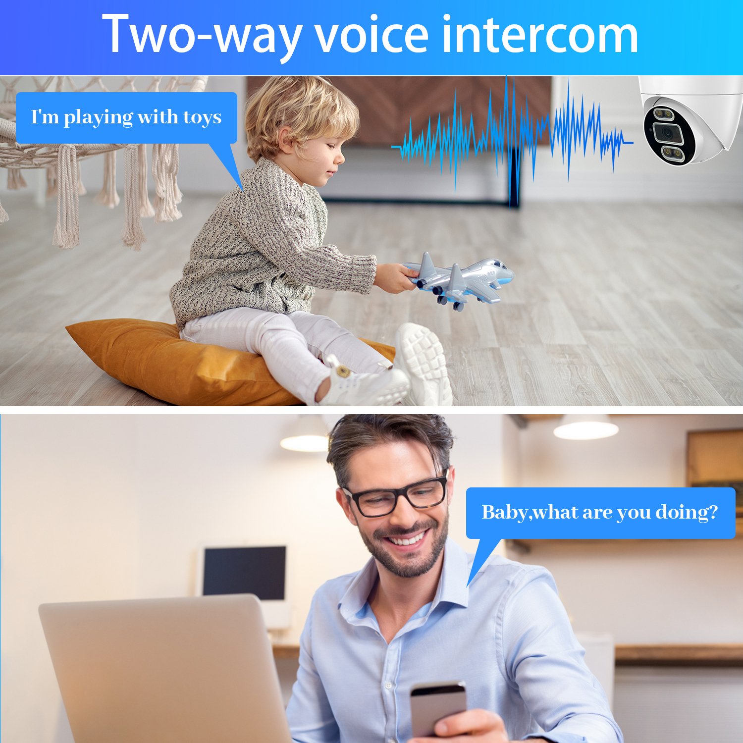 Wired 5MP 8MP Dome IP66 waterproof camera AI Alarm Night Vision Two way ip network cameras 4k IP POE camera outdoor