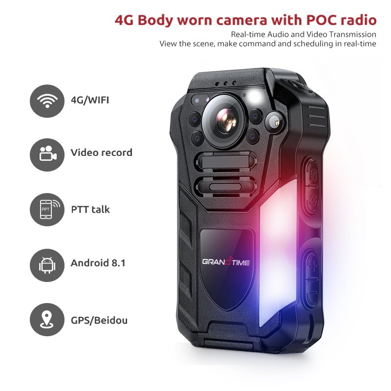 Anti-shake HD High Quality Three Proof Wide Angle Android RealPPT Explosion-proof Smart Phone With Radio PTT POC Smart Camera