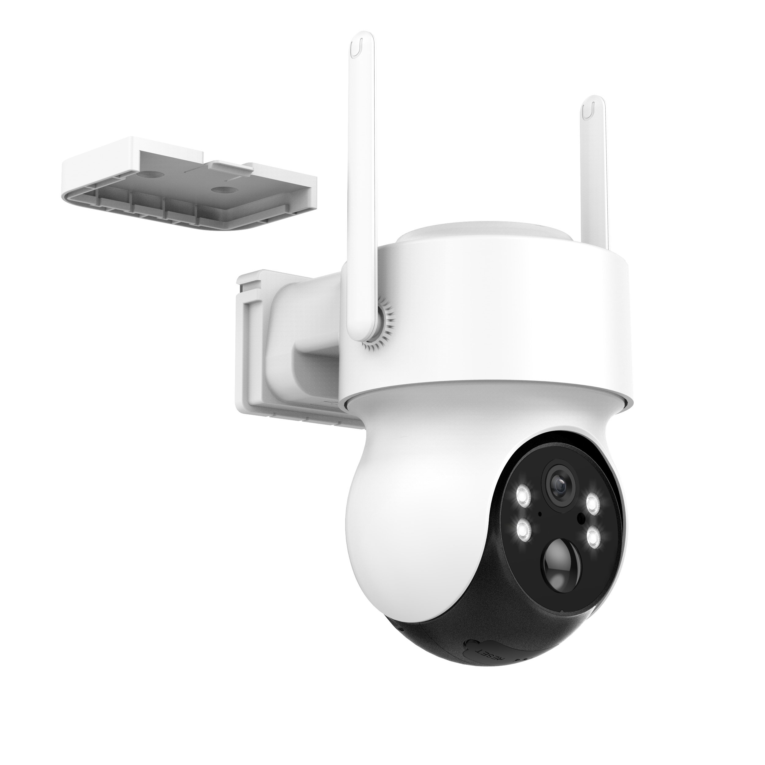 HIKWIFI New Icsee 4MP 1.5 inch Wifi Mini Camera Pir Humanoid Trigger Night Vision Cctv IP Security Solar Powered Camera