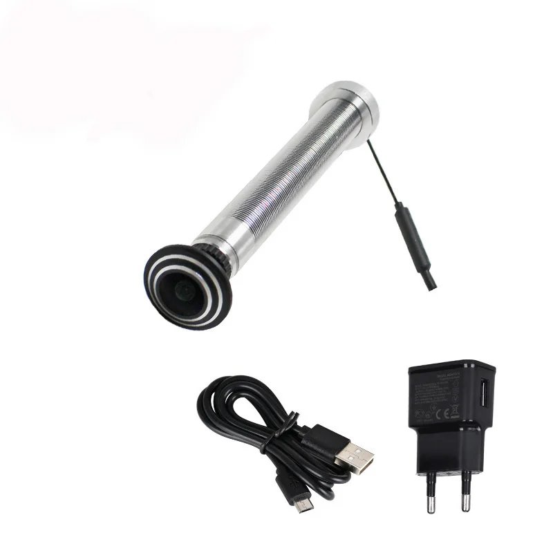 1.66MM Wide Angle FishEye Audio TF Card Slot 5G 2.4G WIFI 16MM Hole Tuya Wifi Door Eye Camera Mini Peephole Door WifI IP Camera