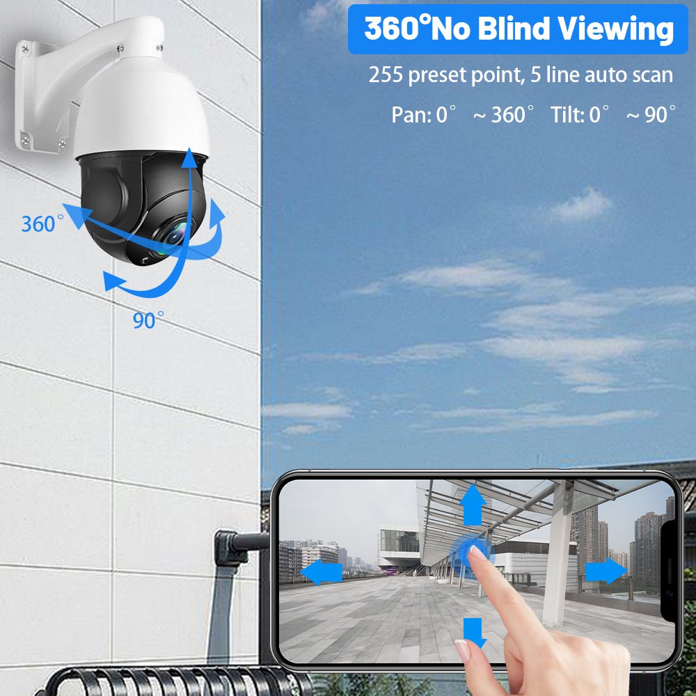 WESECUU ip camera cctv camera security camera 4G Outdoor Vandal-proof Waterproof