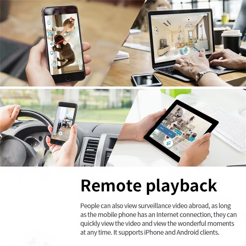 HD 1080P 2MP 360 Ptz Camera Panoramic Safety Camera Network Wifi Night Vision Outdoor Indoor Cameras For Home Security