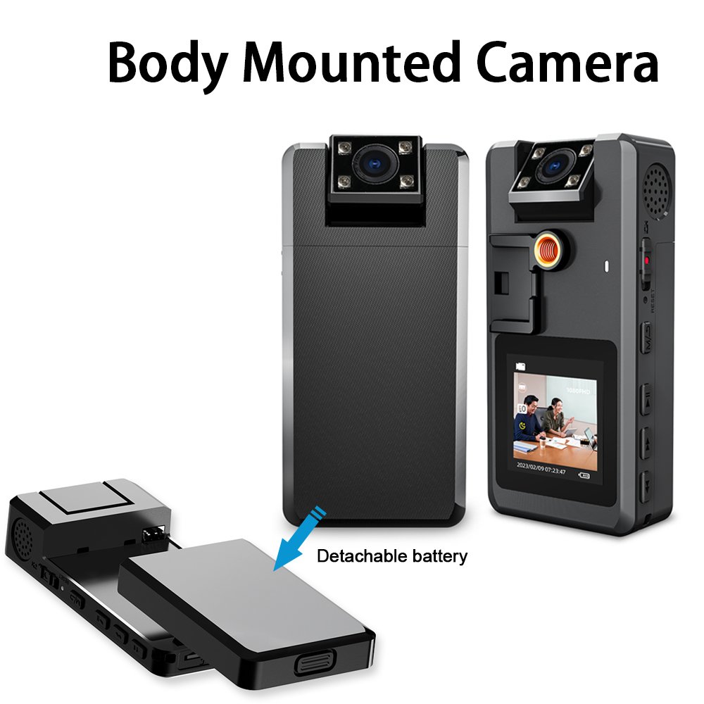 A53 1080P Night Vision Infrared Recording Mini Camera With 180 Rotating Camera Motion Detection With Replaceable Battery