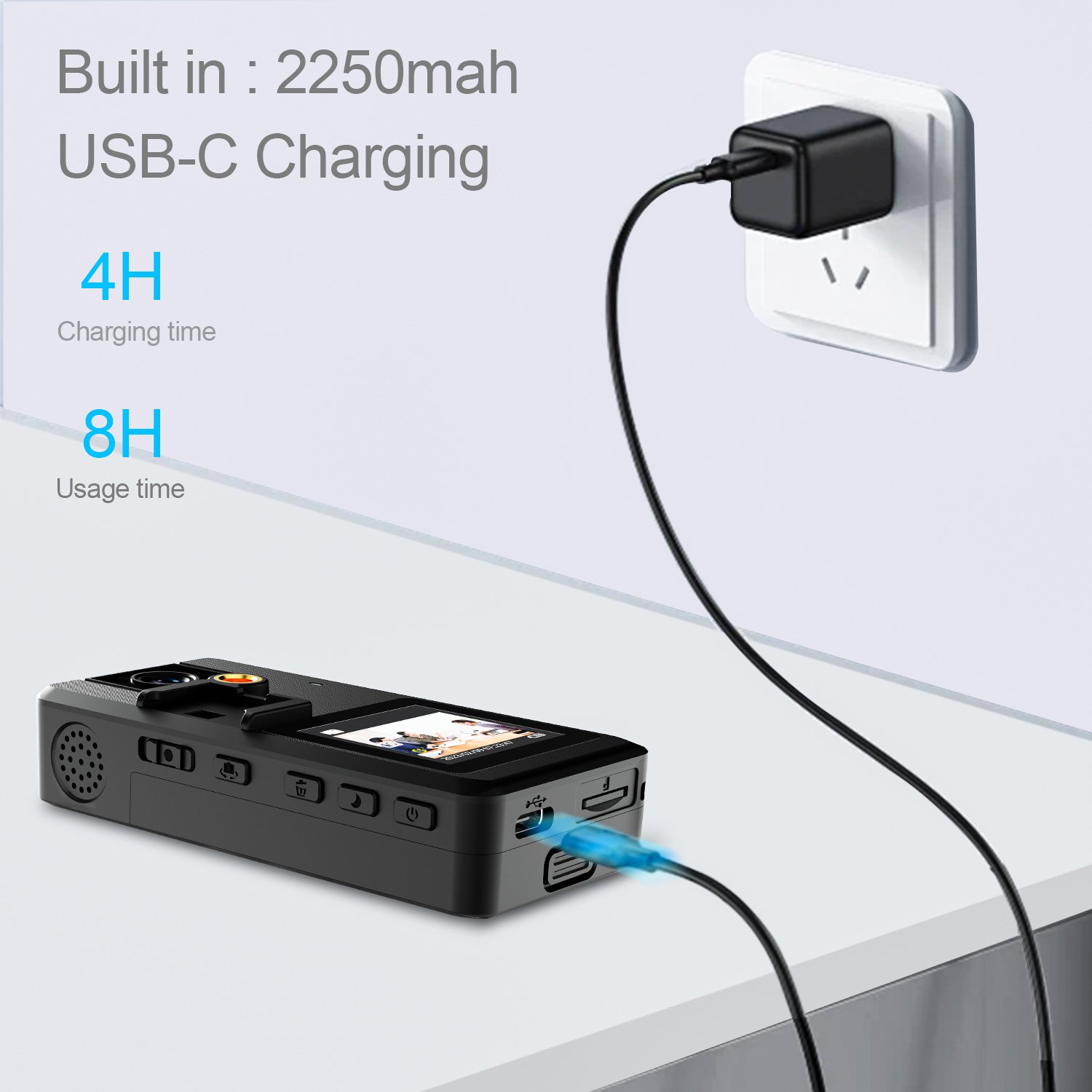 A53 1080P Night Vision Infrared Recording Mini Camera With 180 Rotating Camera Motion Detection With Replaceable Battery