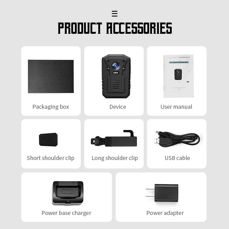 Professional Mini Body Camera Gps Wifi Night Vision Waterproof 4G Body Worn Camera For Security Guard