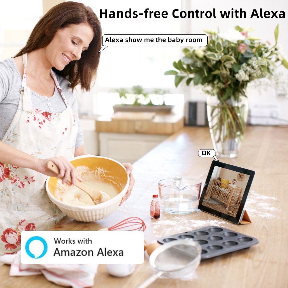 2024 Hot Sale iCSee App Support Calling Video Call Wifi 360 Degree Rotation HD 1080P 2K Resolution Network Camera