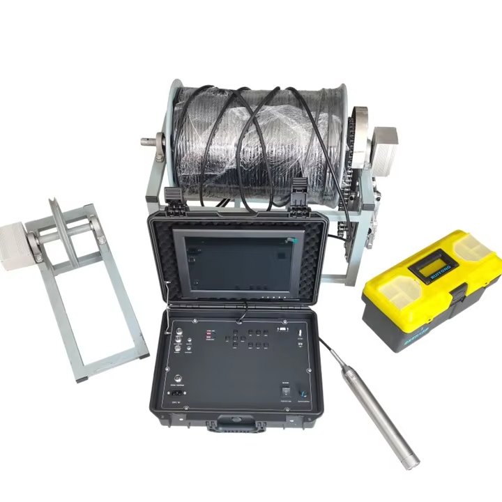 40mm Panoramic Electric Well Inspection Camera 500m High-brightness Borehole Inspection Camera for Underwater Wells