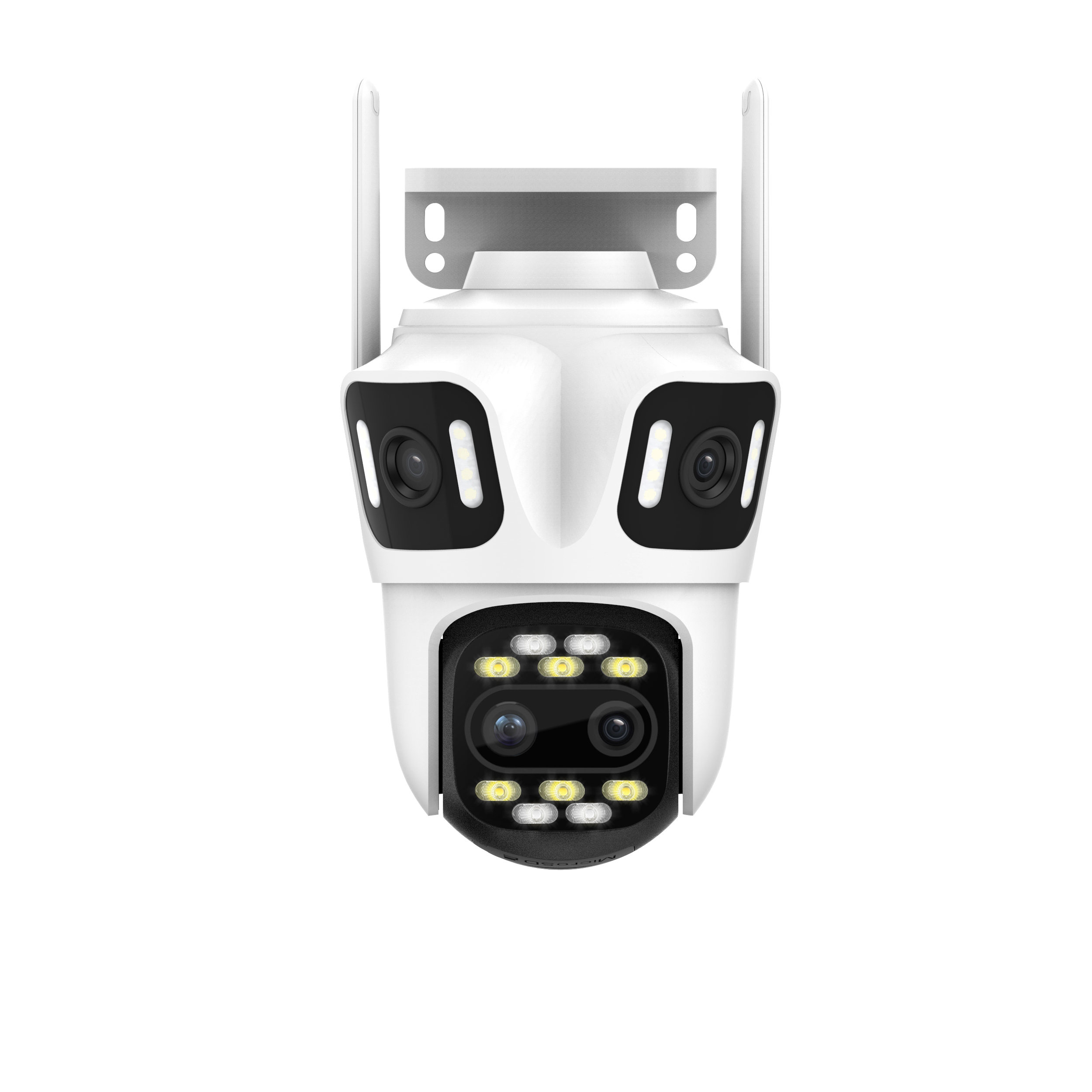 Outdoor 10X Optical Zoom Triple CCTV Cameras with WIFI IP Network Camera Ptz 4 Lens Wireless Security System
