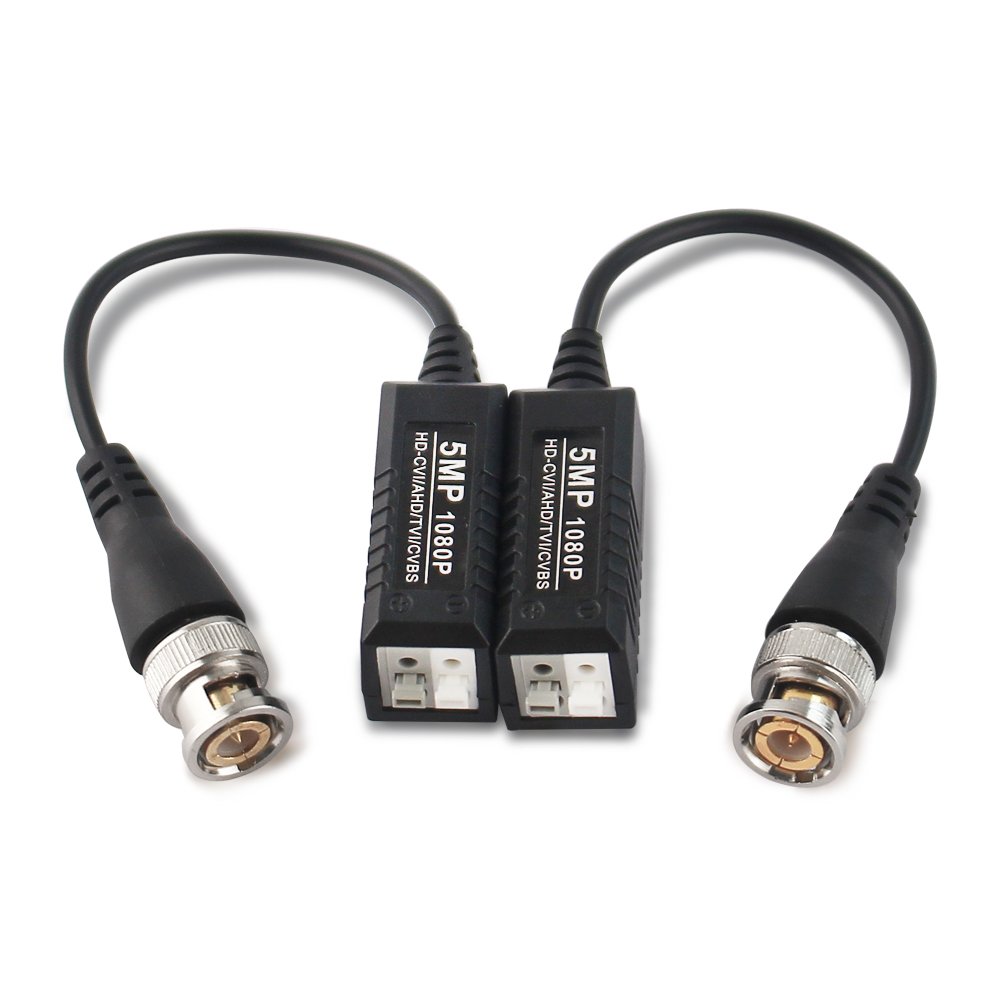 YJS-209HD HDCVI/HDTVI/AHD/CVBS video balun 720P/960P/1080P/3MP/4MP/5MP/8MP single port HD analog video passive UTP balun