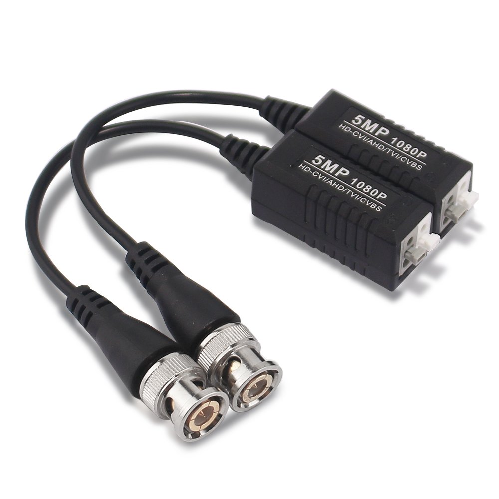 YJS-209HD HDCVI/HDTVI/AHD/CVBS video balun 720P/960P/1080P/3MP/4MP/5MP/8MP single port HD analog video passive UTP balun