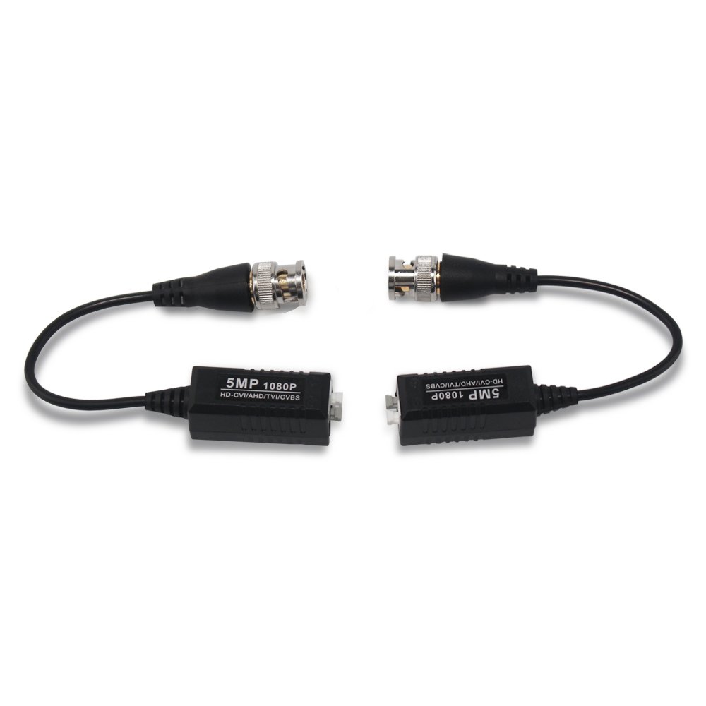 YJS-209HD HDCVI/HDTVI/AHD/CVBS video balun 720P/960P/1080P/3MP/4MP/5MP/8MP single port HD analog video passive UTP balun