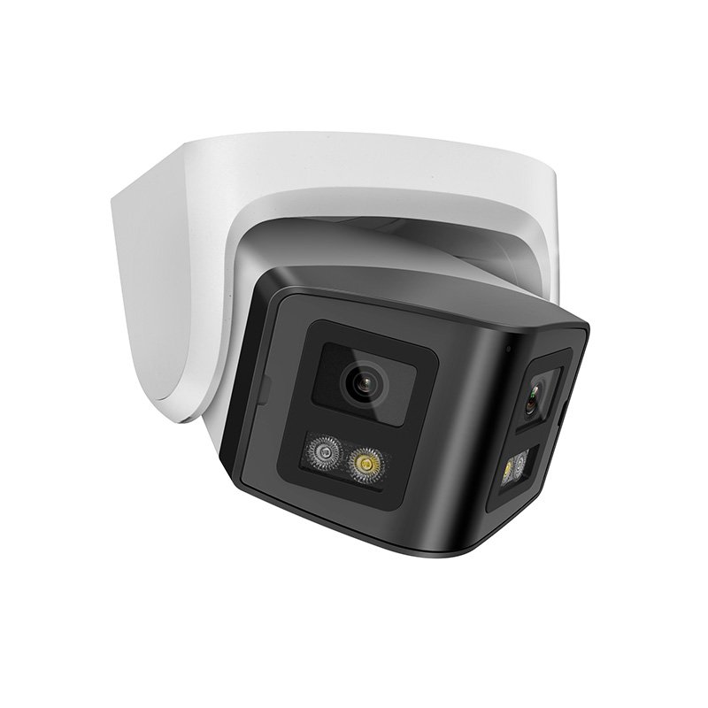 VIKYLIN Colorvu Dual Light PoE IP Turret Camera Indoor Outdoor IP67 Waterproof with AI detection & Smart dual light & Microphone