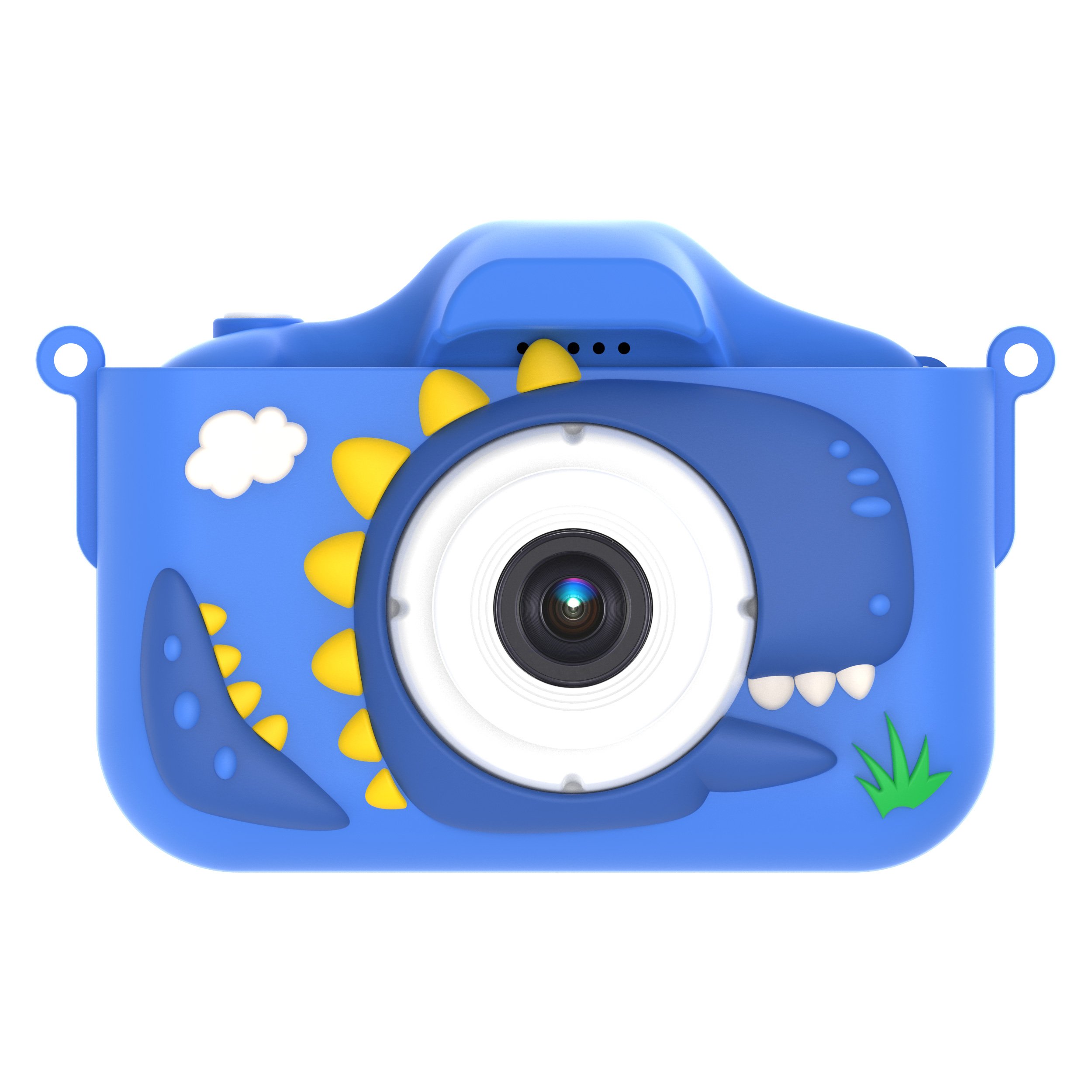 48M HD dual lens Dinosaur Kids Camera Green Blue Boy Girl Birthday Gift Christmas Gift Mini Camera