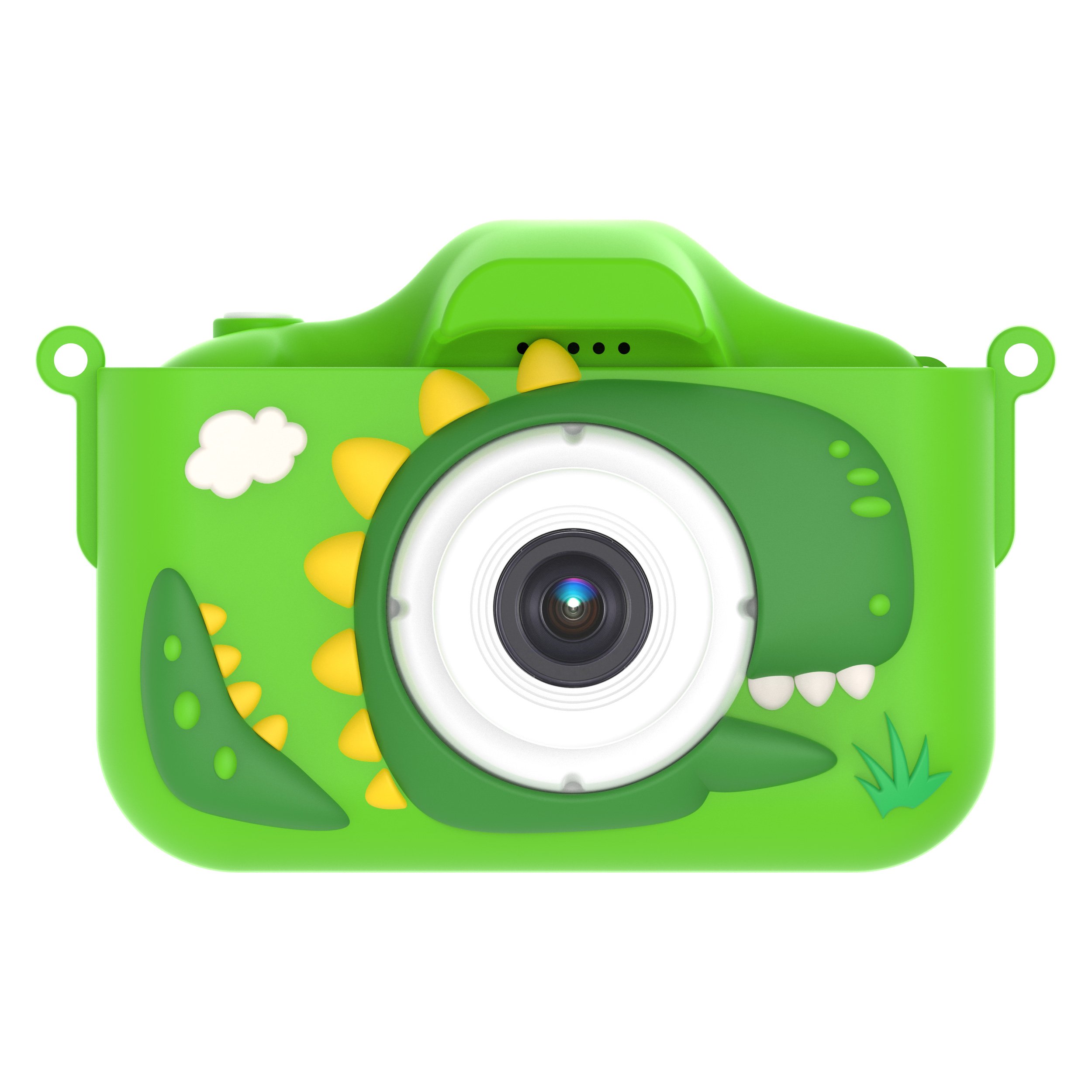 48M HD dual lens Dinosaur Kids Camera Green Blue Boy Girl Birthday Gift Christmas Gift Mini Camera