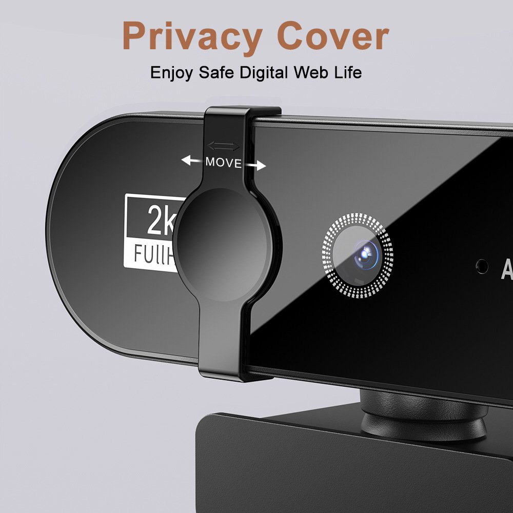 Webcam 4K 2K Webcam 1080P Webcam With Microphone Tripod Autofocus Mini Usb Camera To Computer Full Hd For PC Mac Laptop