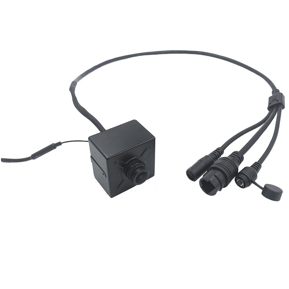 5MP Wireless Mini Square Network Camera 2 way Audio WiFi Support On vif microphone Speaker 128G sd slot vending machine kiosk