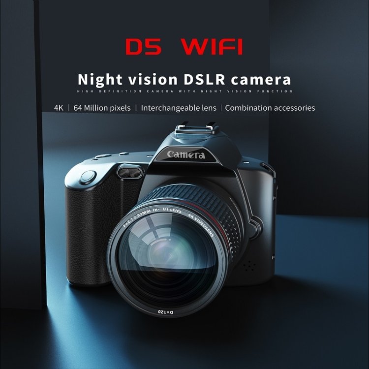Hot New Dual-camera Night Vision 64 Million Pixel 4K video High-definition WIFI Digital Camera Without Memory Card for TIKTOK