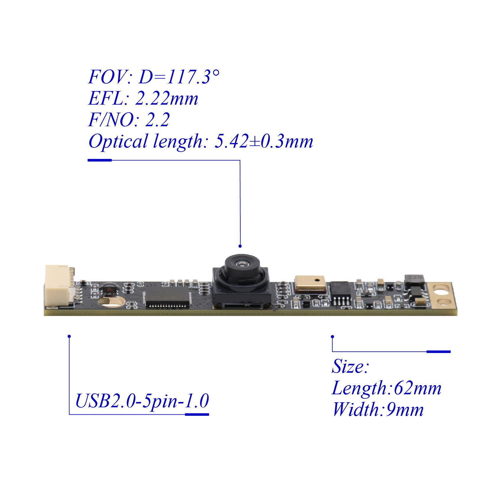 Autofocus Camera Module for Face Matching OCR Components High-end Customized 4K Mini Camera Full HD Free Driver,plug and Play