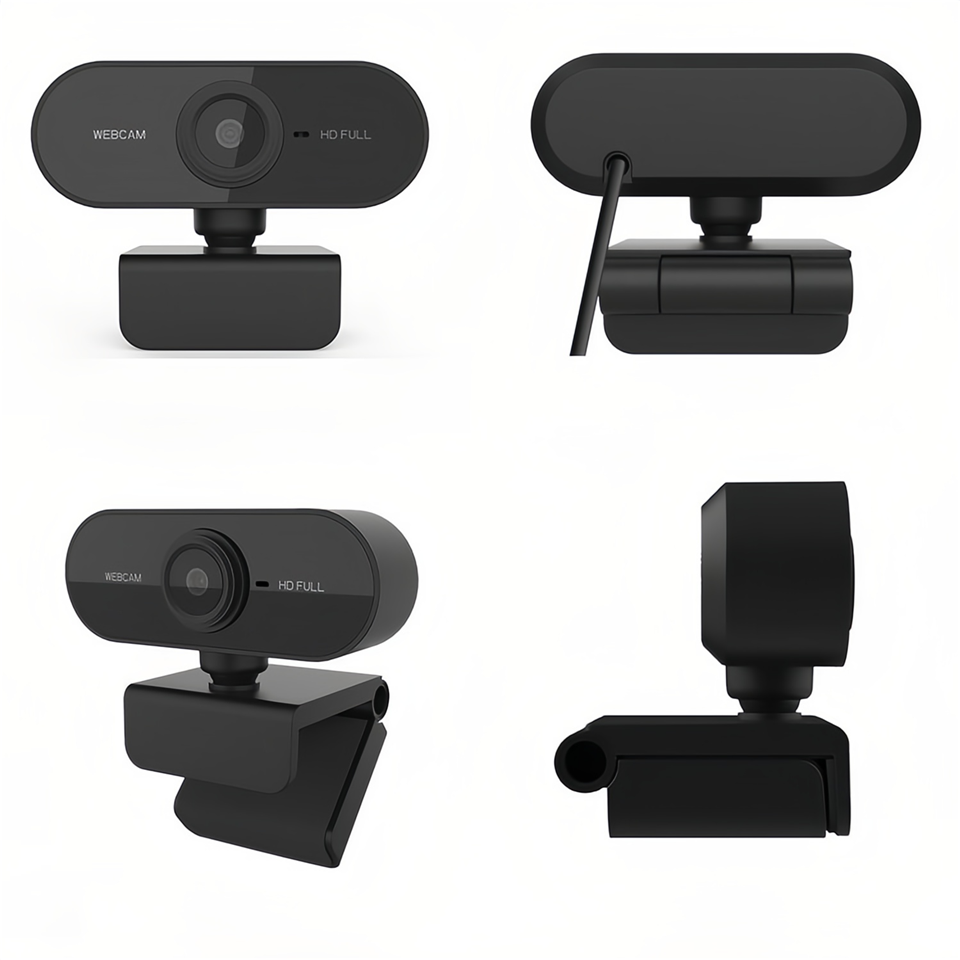 1080P Full HD Mini Webcam with microphone,Laptop desktop computer USB Web Cam Camera Gamer Live video call conference Streaming