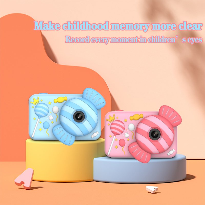Kids Mini Digital Camera 2.0 Inch Hd 720p Video Camera Kids Gift Selfie Kids Toys Camera For Christmas Gift
