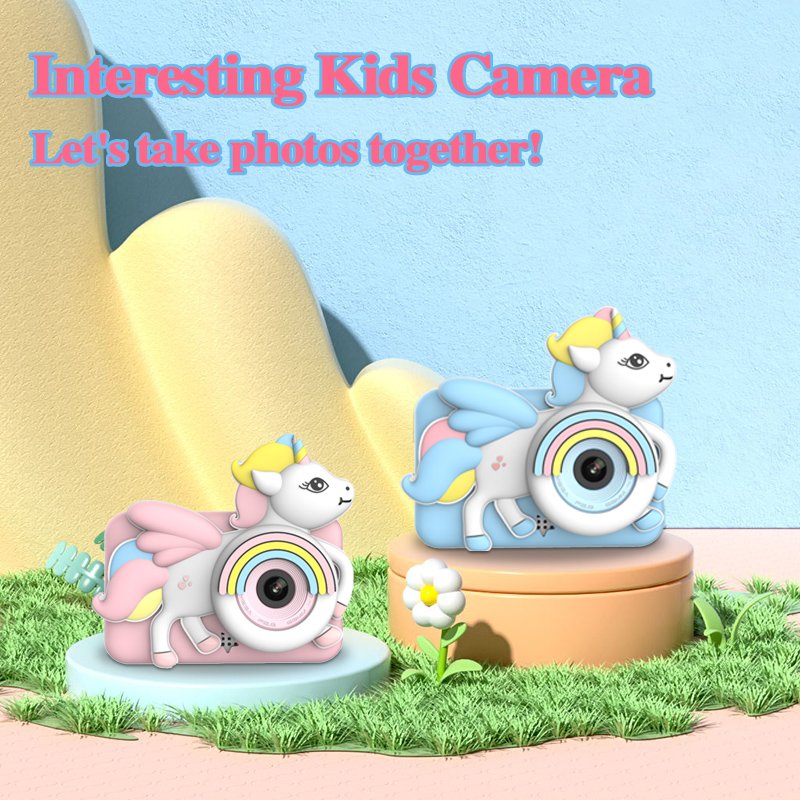 Kids Mini Digital Camera 2.0 Inch Hd 720p Video Camera Kids Gift Selfie Kids Toys Camera For Christmas Gift
