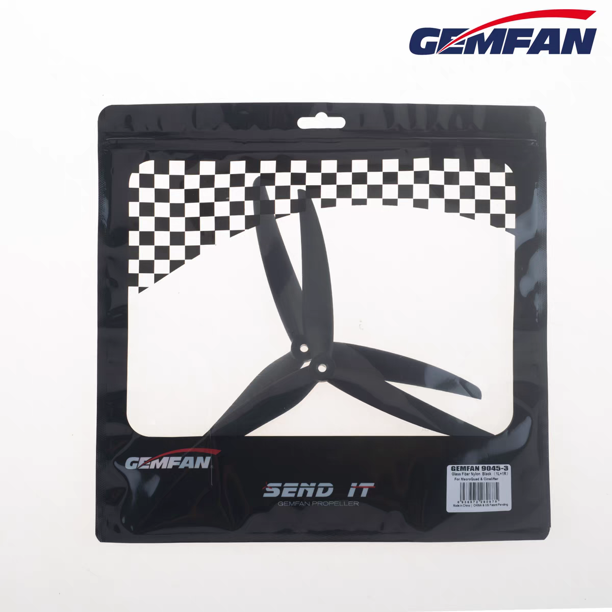 Gemfan Cinelifter 9045 9X4.5X3 3-Blade Glass Fiber Nylon Propeller for 9inch Multirotor Cinelifter MarcoQuad RC FPV Racing Drone