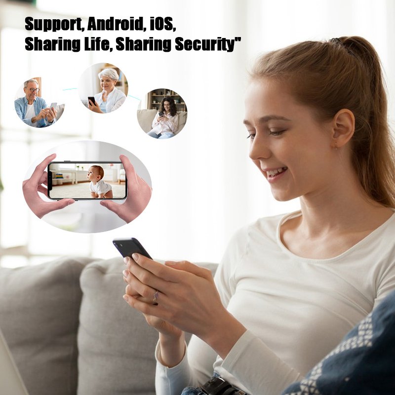Hd 1080p Mini Camera Portable Small Cam With Night Vision Indoor Security Camera For Home And Office