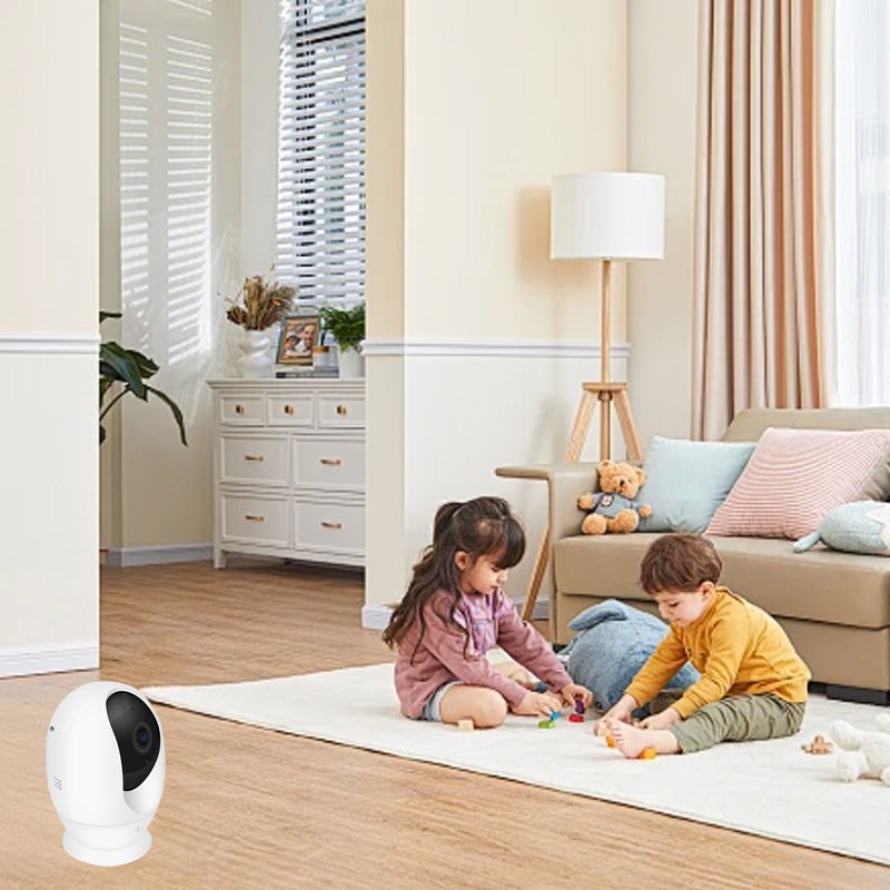 Hot Selling Tuya Smart Wifi Camera De Seguridad CCTV Baby Audio Mini Camera Support White light alarm and sound alarm