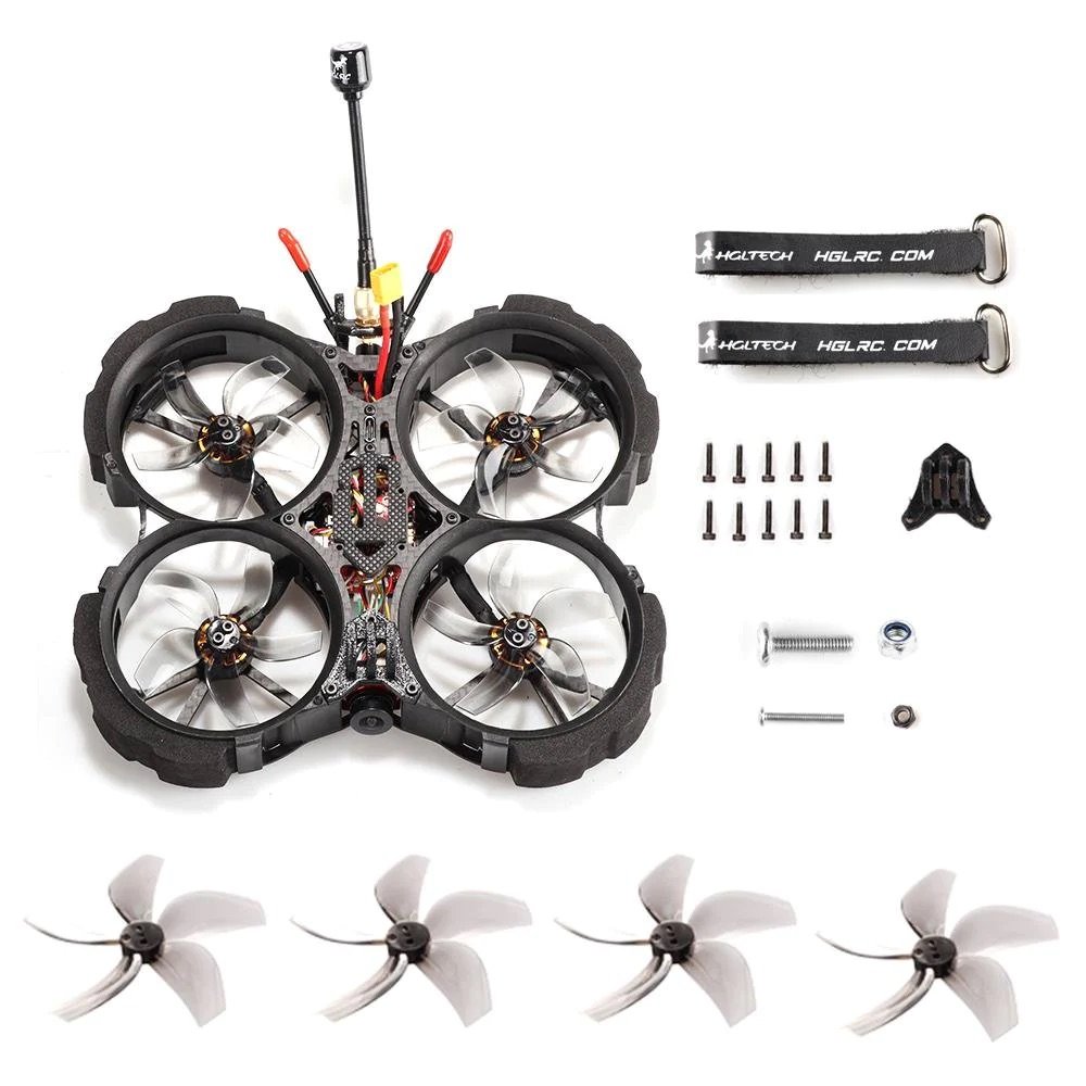 HGLRC Veyron25CR 2.5inch Cinewhoop Analog Version multiple colors 120mm Wheelbase 1404 3600kv motor FPV Racing Drone