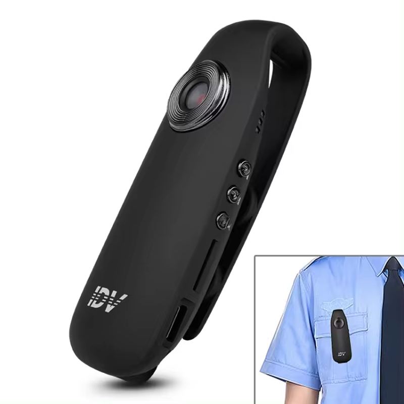 Mini Body Camera Night Version 140 Wide Angle PIR Cameras Pocket Back Clip Nanny Camera HD 1080P 10Hours Working