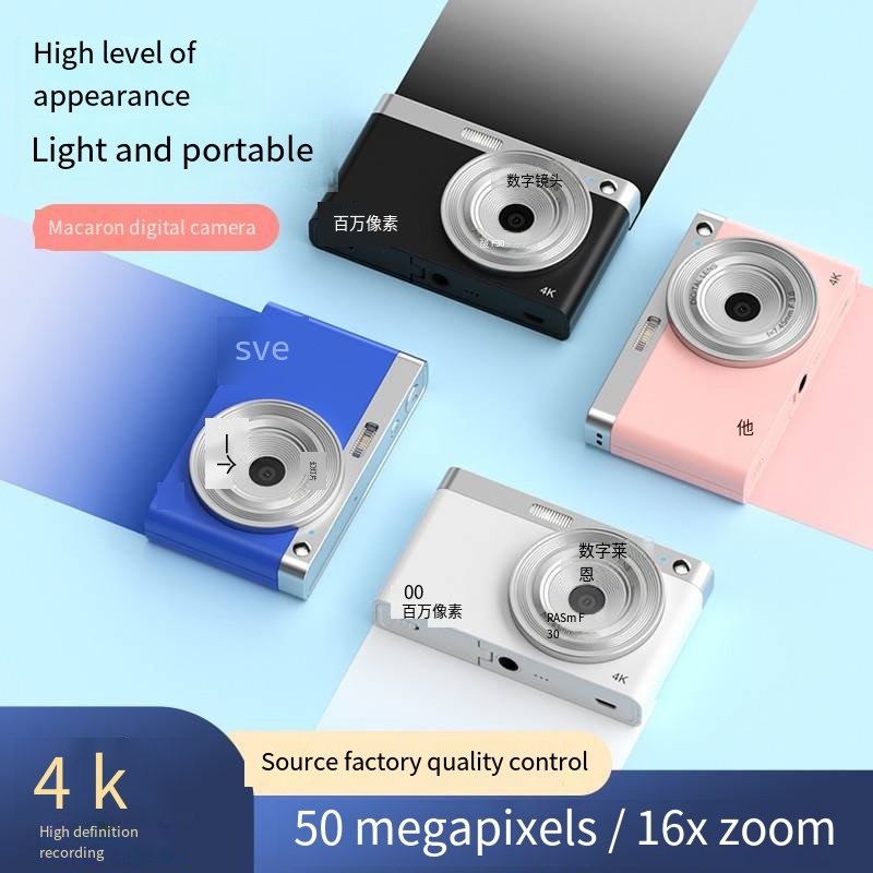 JM-T12 2.8 Inch Display 16x Zoom 4K Recording Mini Camera