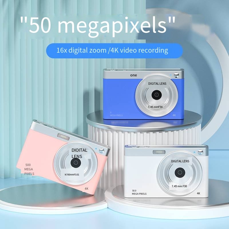 JM-T12 2.8 Inch Display 16x Zoom 4K Recording Mini Camera