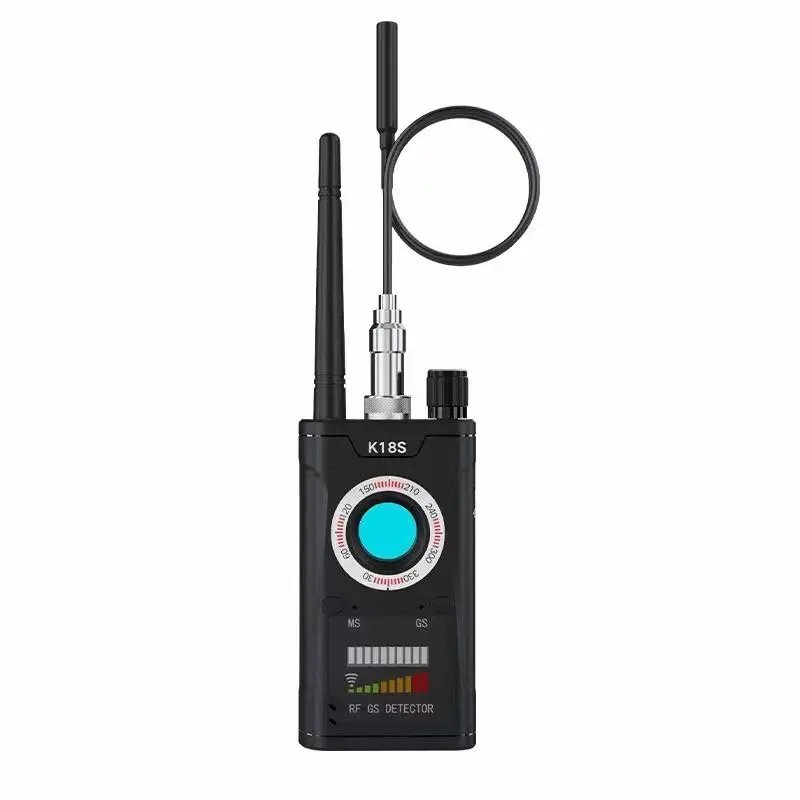 K18S GPS Signal Lens Tracker Mini Hidden Camera Detector Portable Lens Finder GSM Spy Bug Detector